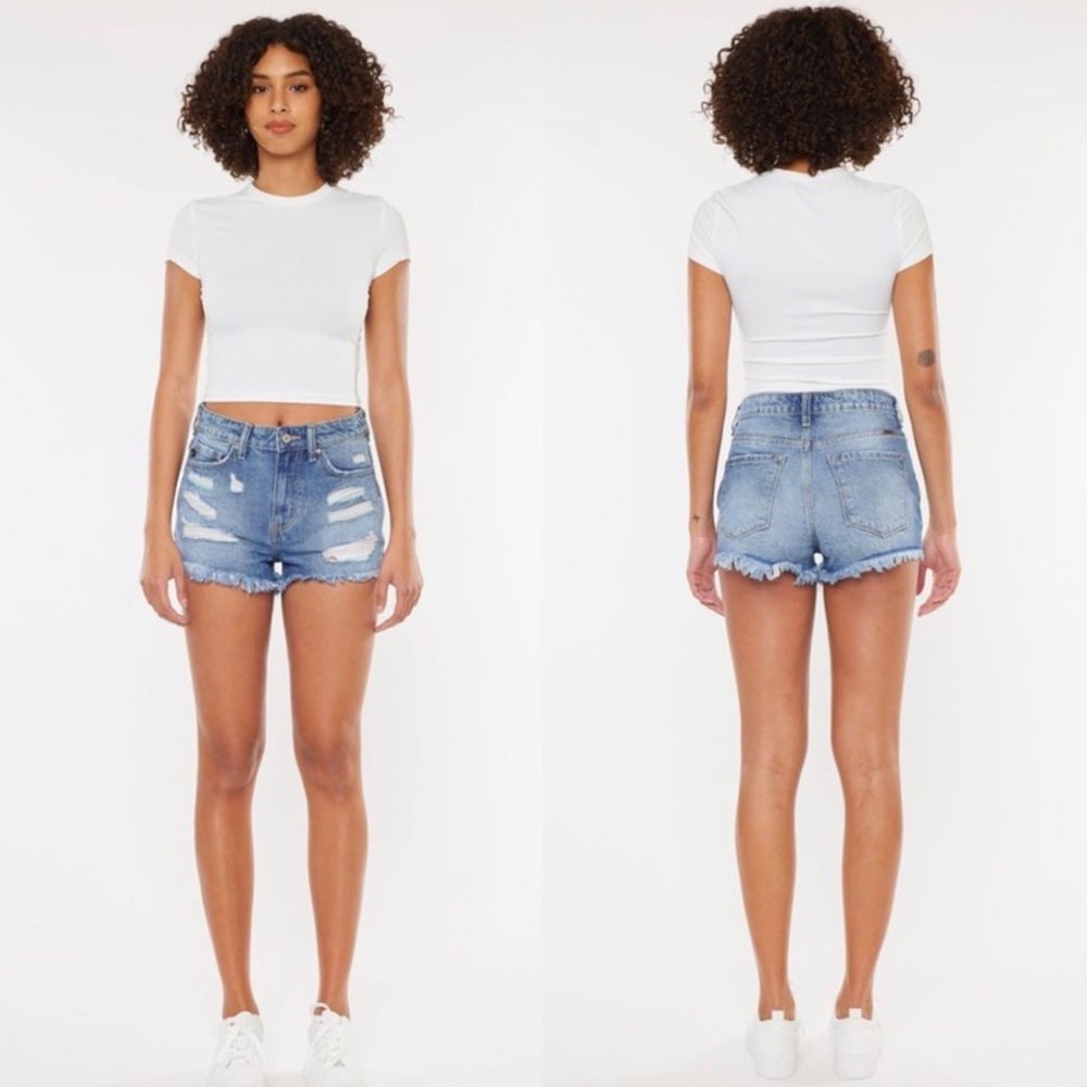 New• Odyssey Ultra High Rise Kancan Shorts - Picture 2 of 16